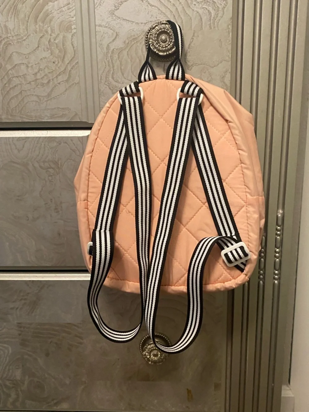 adidas Blush Pink Mini Backpack with White Logo - Picture 3 of 6